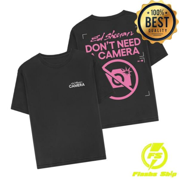 Ed Sheeran Merch Store Camera T-Shirt