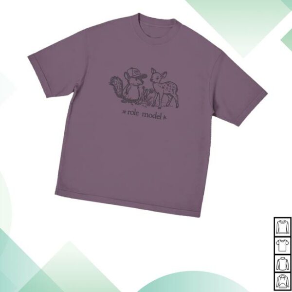 Hey Role Model Shop Plum Tour Tee