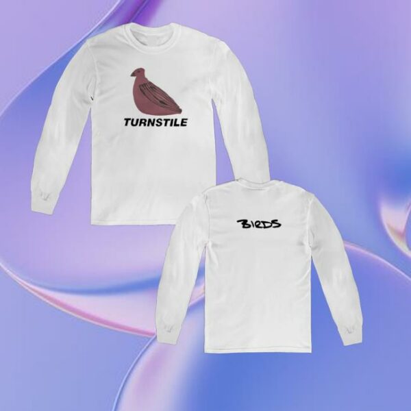 Turnstilehardcoremerch Store Turnstile Birds Painting Long Sleeve