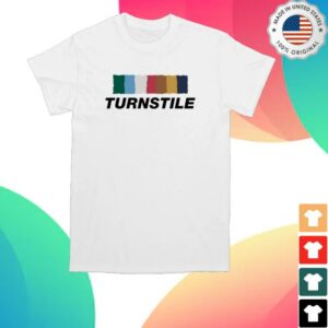 Turnstilehardcore Merch Store Turnstile Color Wall Tee
