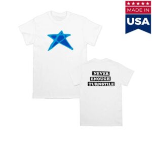 Turnstilehardcore Merch Store Turnstile Blue Star White Tee