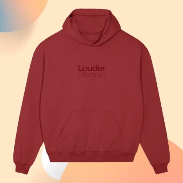 Rose Gray Merch Store Louder Please Hoodie