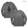kenny Royel Otis Merch Store Meet Me In The Car Grey Bunny North American Tour Long Sleeve T Shirtaa