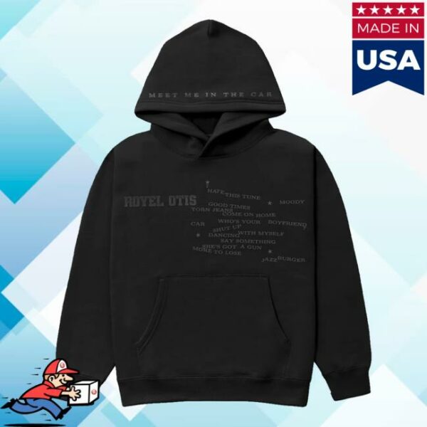 Royel Otis Store Merch Meet Me In The Car North American Tour Hoodie