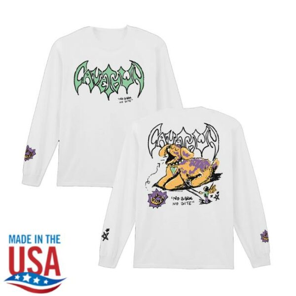 Cave Town Merch Store No Bark No Bite Longsleeve