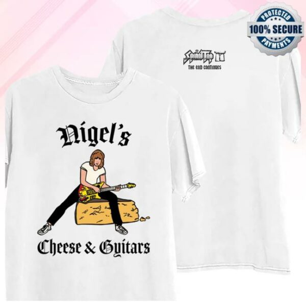 Spinaltap Store Merch Nigel’s Cheese & Guitars Unisex T-Shirt