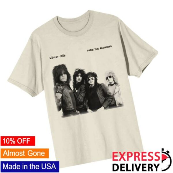Motley Store Merch From The Beginning Vintage White Tee