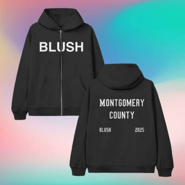 Kevin Abstract Merch Store Blush Zip Hood