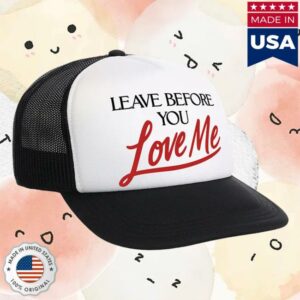 Marshmello Merch Store Leave Before You Love Me Trucker Hat