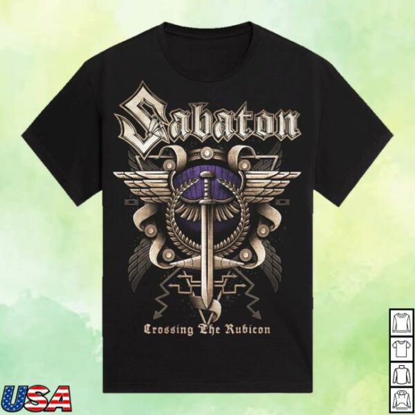 Sabaton Merch Store Crossing The Rubicon T-Shirt