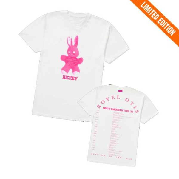 Royel Otis Merch Store Meet Me In The Car Bunny North American Tour T-Shirt
