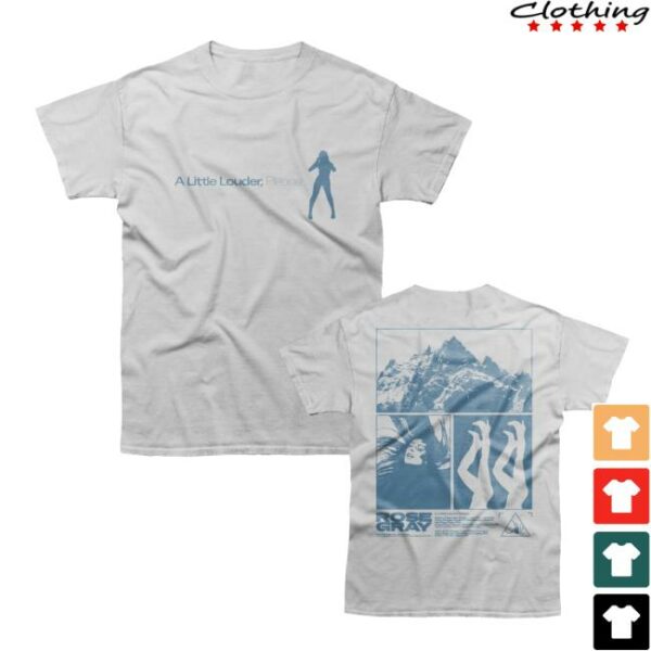 Rose Gray Music Shop Merch A Little Louder Please White Album T-Shirt