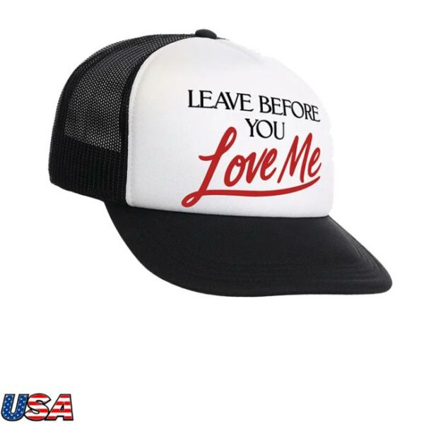 Marshmello Music Merch Store Leave Before You Love Me Trucker Hat