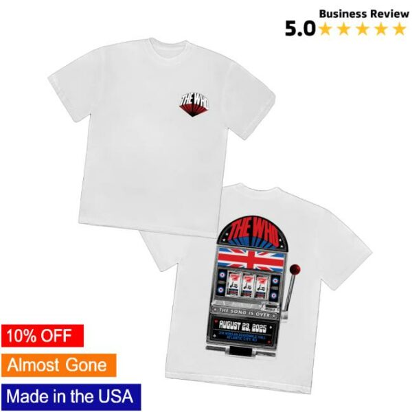 The Who Merch Store Atlantic City Nj 2025 T-Shirt