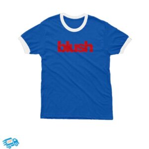 Kevin Abstract Shop Blush Logo Ringer Tee