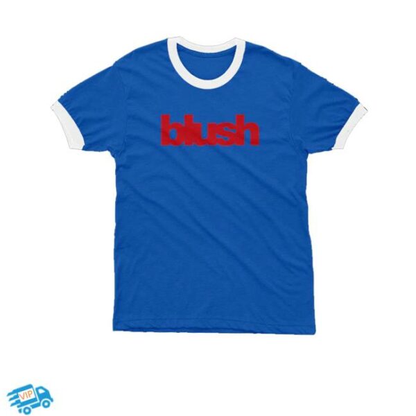 Kevin Abstract Shop Blush Logo Ringer Tee