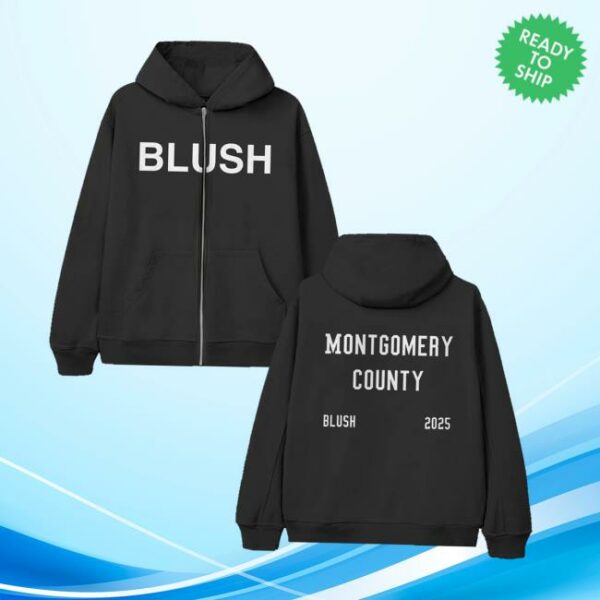 Kevin Abstract Shop Blush Zip Hoodie