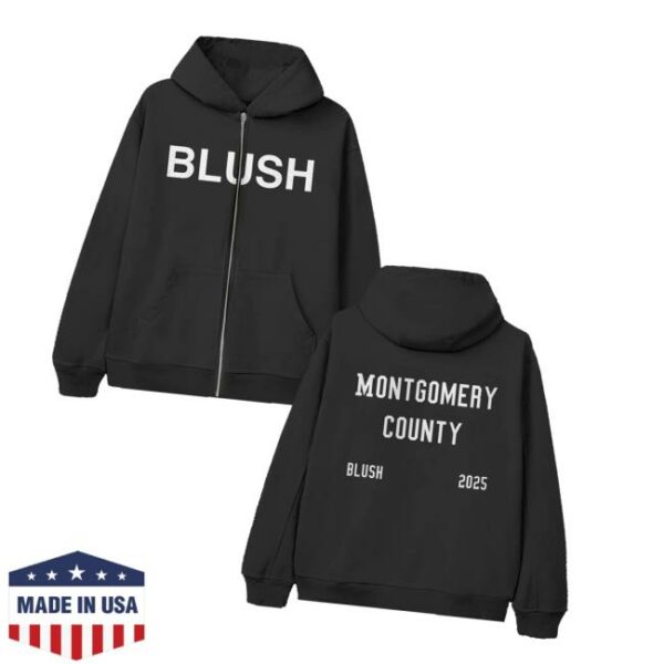 Kevin Abstract Shop Blush Zip Hoodie