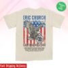 kenny Eric Church Merch Store Free The Machine Tour Natural Eagle T Shirta
