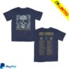 kenny Eric Church Merch Store Free The Machine Tour Navy Skull T Shirtaa