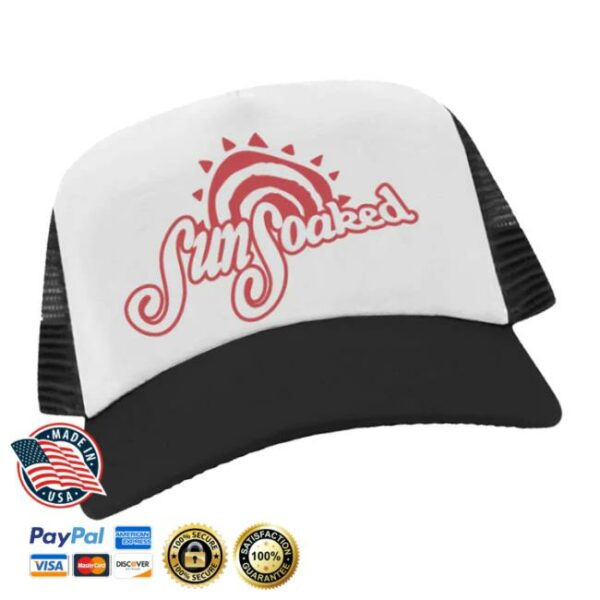 Kaskade Merch Store Sunsoaked Black Trucker Hat