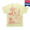 kenny Kaskade Merch Store Sunsoaked Character Sketch Tee Yellowa