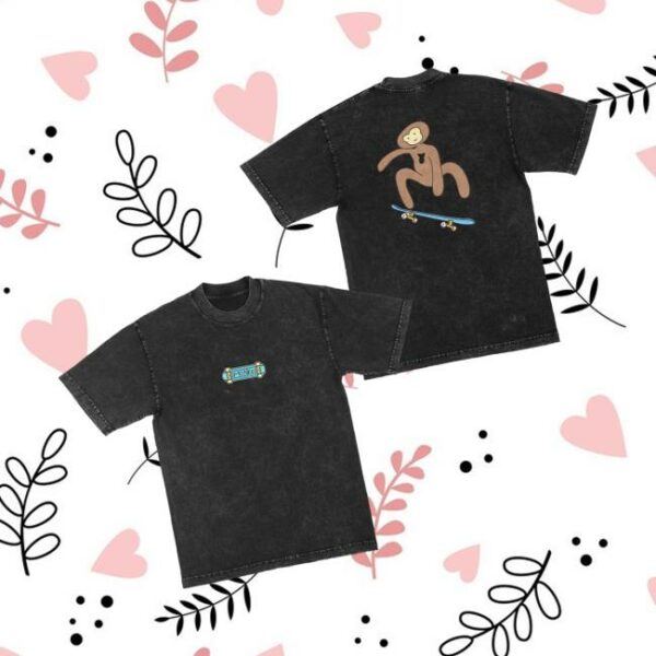Monke Clothing Merch Store Kickflip Monke T-Shirt