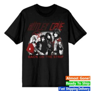 Motley Crue Merch Store Back On The Strip Black Tee