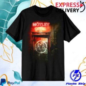 Motley Crue Merch Store Vegas Admat Black Tee