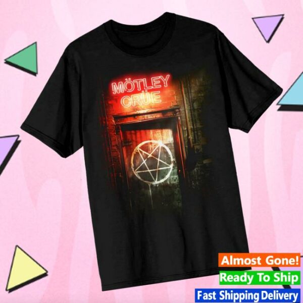 Motley Crue Merch Store Vegas Admat Black Tee