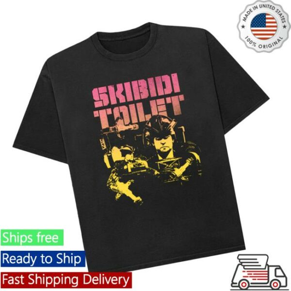 Skibidi Toilet Store Merch Detainer Astro Gradient Unisex Tee