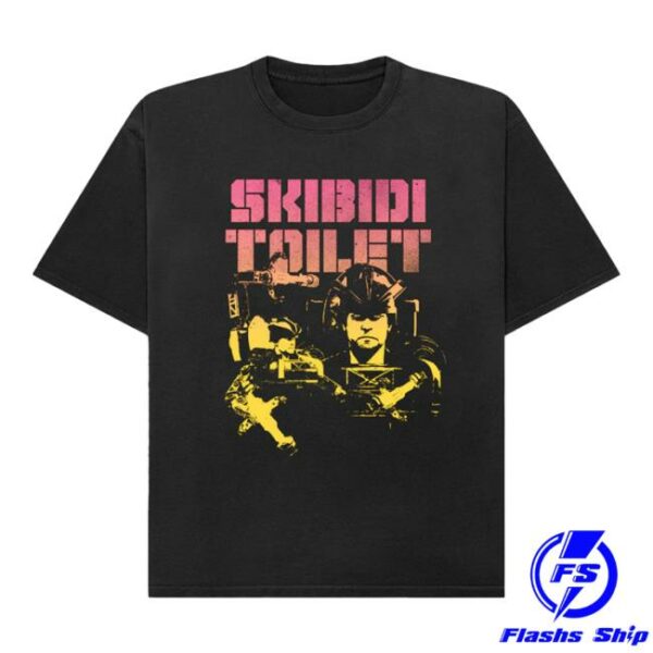 Skibidi Toilet Store Merch Detainer Astro Gradient Unisex Tee