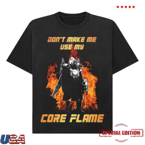 Skibidi Toilet Store Merch Core Flame Unisex Tee