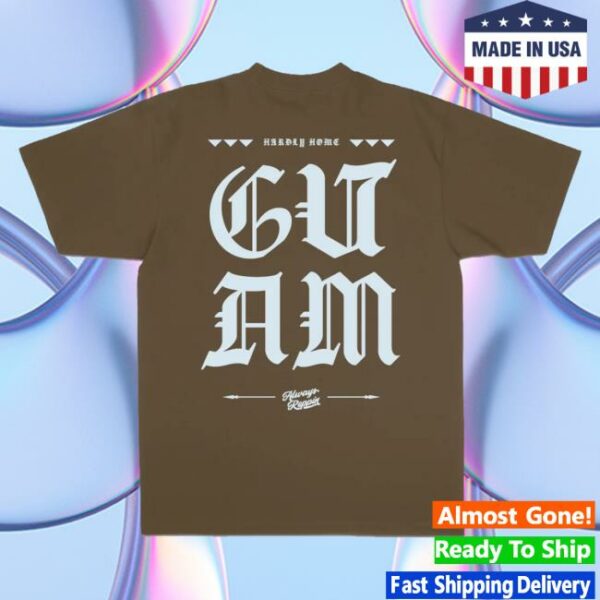 Crownsguam Store Merch Hardly Home Banner Tee