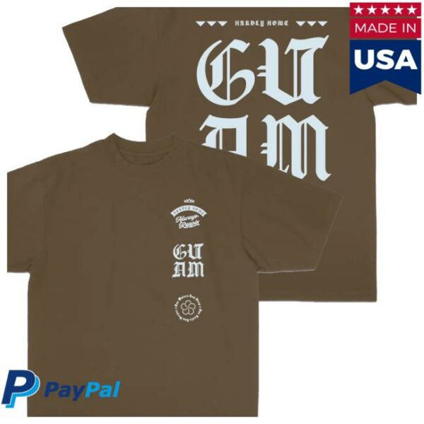 Crownsguam Store Merch Hardly Home Banner Tee