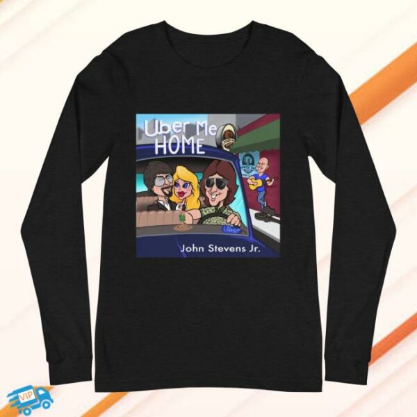 John Stevens Jr Music Store Merch Uber Me Home Long Sleeve Tee