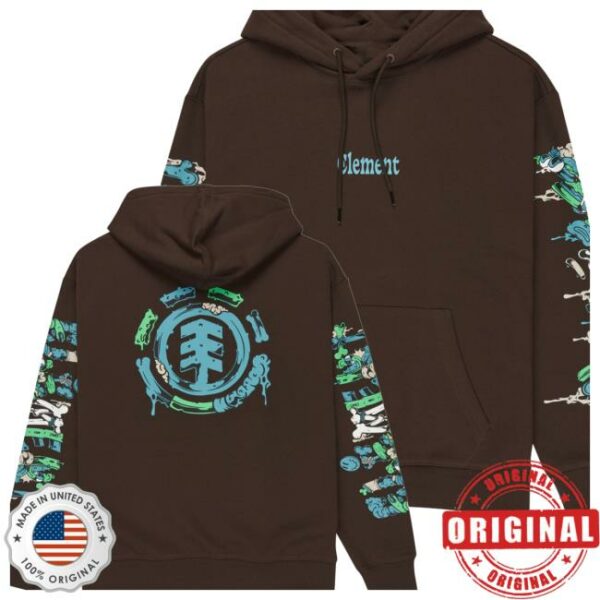 Elementbrand Store Merch Recycled Rolling Dead Po Hoodie