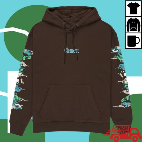 Elementbrand Store Merch Recycled Rolling Dead Po Hoodie