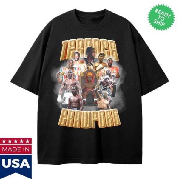 Tbud Crawford Store Merch The Champ Is Here Shirt