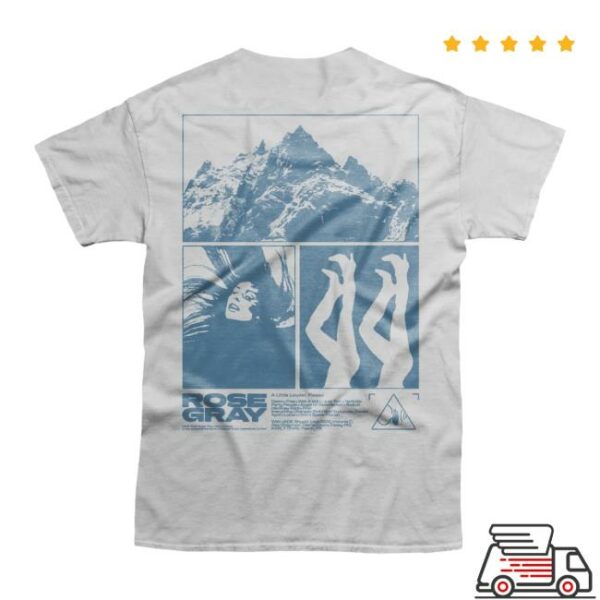 Rose Gray Music Store Merch A Little Louder, Please White Album T-Shirt