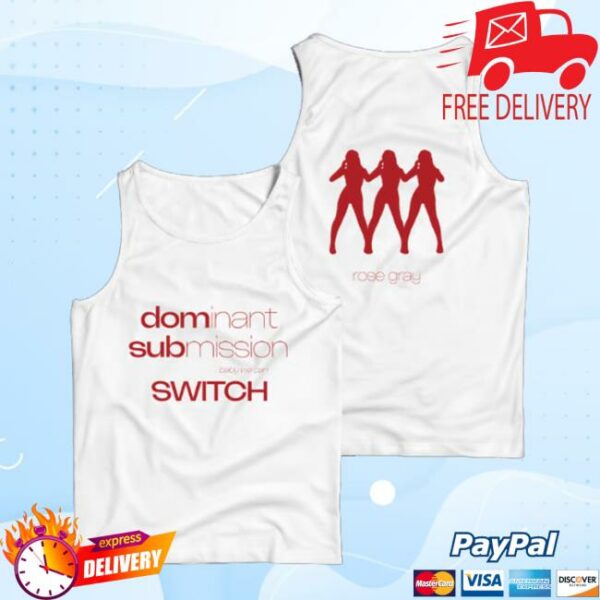 Rose Gray Store Merch Louder, Please White Vest Shirt