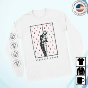 Deathwish Inc Store Merch Protagonist Bleached Cross Last Embrace White Longsleeve