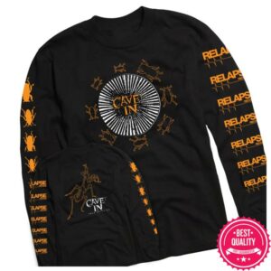 Deathwish Inc Store Merch Cave In Halo Of Flies Black Longsleeve