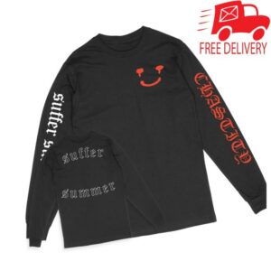 Deathwish Inc Store Merch Chastity Suffer Summer Black Long Sleeve