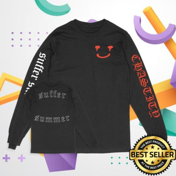 Deathwish Inc Store Merch Chastity Suffer Summer Black Long Sleeve