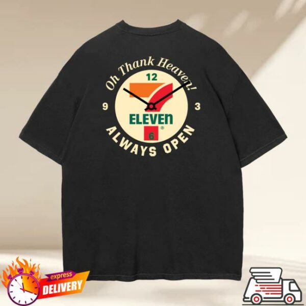 7Collection Merch Store Always Open Clock Tee