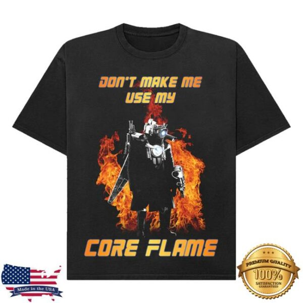 Skibidi Toilet Merch Store Core Flame Unisex Tee