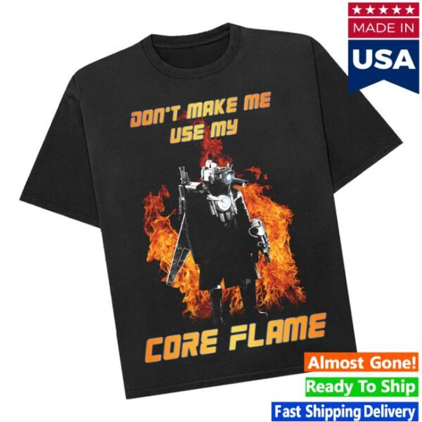 Skibidi Toilet Merch Store Core Flame Unisex Tee