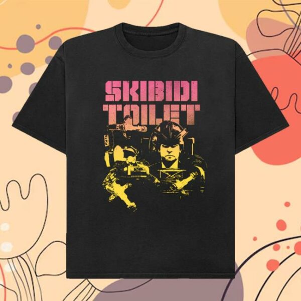 Skibidi Toilet Merch Store Detainer Astro Gradient Unisex Tee