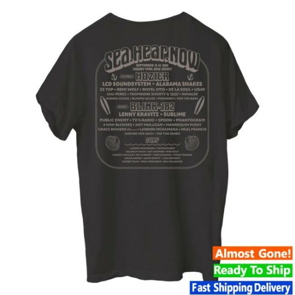 Sea Hear Now Festival Store Merch Eye Lineup Tee